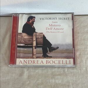 ⭐️ Andrea Bocelli CD Mistero Dell'Amore Victoria’s Secret 2001 Sugar SRL Music